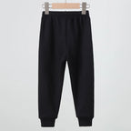 1/3 Piece Set Autumn And Winter Children's Mmulti-color Sports Thick Sweatpants For Boys And Girls With Plush Warm Casual Pants