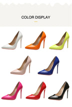 2025 Fashion High Heels 35-45 Plus Size Women Shoes 12cm Thin Stiletto Banquet Wedding Shoes Sexy Pointed Toe Ladies Party Shoes