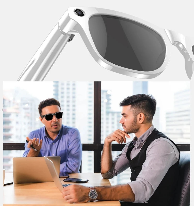 Smart Glasses AI GPT 8K HD Camera Bluetooth Call 260Mah Battery Voice Assistant Translate Identify Objects Smart Glasses