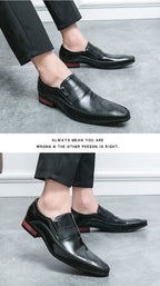 Luxury Dress Shoes Man Classic Leather Shoes Brand Men's Italian Shoes Pointed Toe Business Formal Shoes For Men Oxfords Loafers