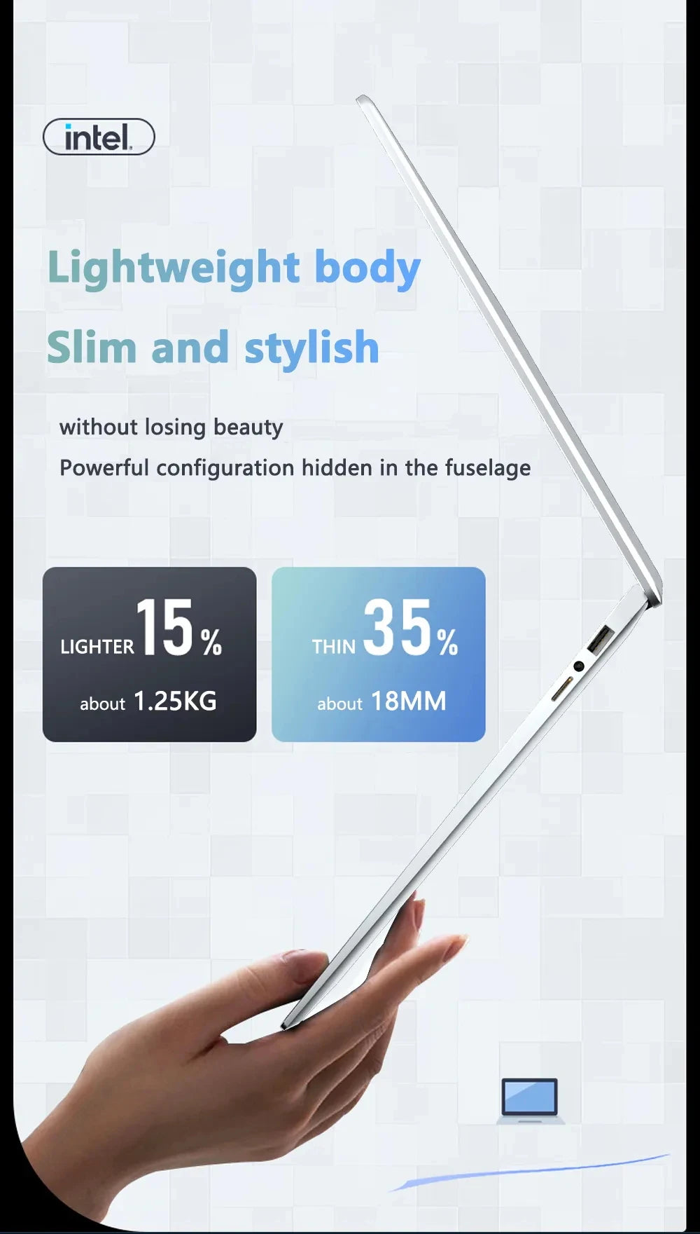 14.1inch Intel Atom A3950 Laptop Computer Windows 11 Pro 2025 Notebook PC 12GB RAM 512GB 1TB SSD 1920*1080 Office Computer PC