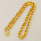 Plated 100% Pure 18K Gold Real Necklace Gold Necklace Domineering Fashion Trendy 24K 999 Men's Gold Necklace Pendant Gifts