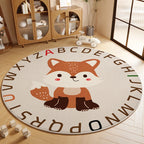 Children's Room Living Room Bedroom Bedside Carpet Round Room Maintenance Free Carpets Sound Insulation Anti Slip Cartoon Rug