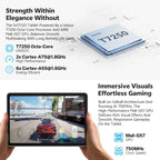 SVITOO Tablet 2026 Android 16 10.1 Inch IPS HD Screen Unisoc T7250 Octa-Core Processor 4GB Physical RAM + 16GB Virtual RAM 128GB ROM 1TB Expandable 6600mAh Battery 2.4GHz 5GHz WiFi 5 Bluetooth 5.0 GPS Widevine L1 With Case Ta
