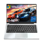 2026 Office Laptop Windows 11 intel core i7 8650U intel Atom x7 A3950 14.1 inch Notebook Computer PC 1920*1080P 12GB RAM 2TB SSD