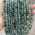 1A Natural Stone Dark Red Garnet Bead Round Loose Spacer 4 6 8 10mm Pick Size For Jewelry Making Diy Necklace Bracelet Accessory