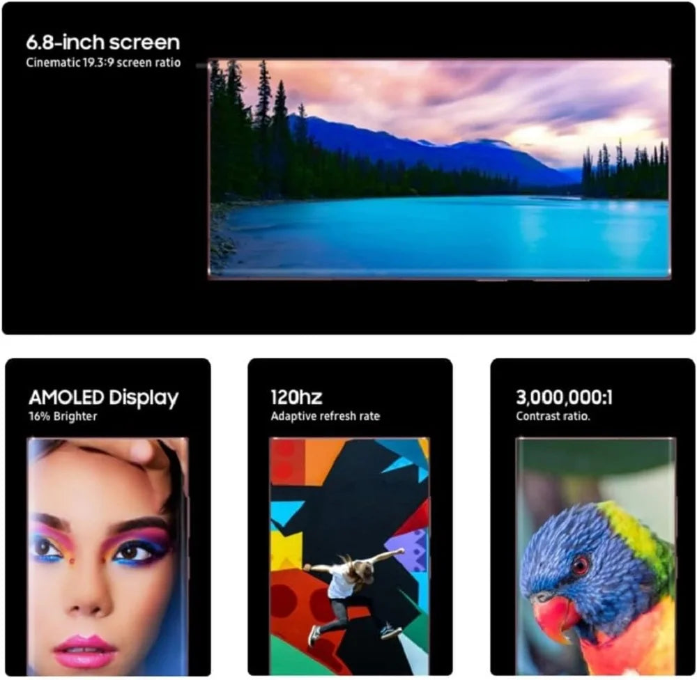 Samsung Galaxy S22 Ultra 5G Refurbished Smartphone S908U1 8K Camera 6.8inch  Screen 128G Original Unlocked Phone S22U US Version