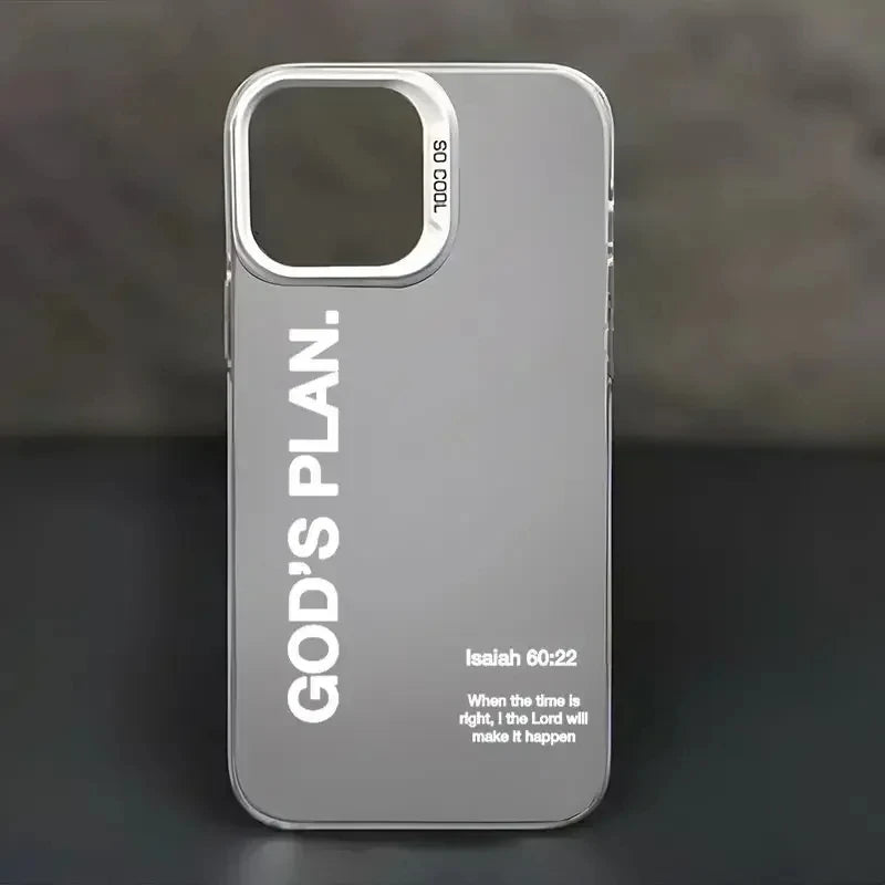 God's Plan Bible Verses Phone Case For Iphone 17 17Air 16 16E 11 12 13 14 Plus 15 16 Pro Max Mobile Phone Case Cover Bumber
