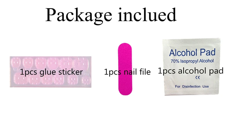 Artificial Press On False Nails Long Acrylic Faux Ongle For Girl Gluing Dark Brown Full Cover Finger Tips Manicure Tool