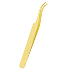1Pc Lash Tweezers Eyelash Extensions Makeup Tools Stainless Steel Eyebrow Eyelash Tweezers Professional Lash Applicator Tool