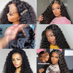 Human Hair Wigs 13x4 Deep Wave Frontal Wig Lace Wig 13x6 Human Hair 200 Density Human Hair Wig Curly Lace Front Human Hair Wig