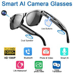 Smart Glasses AI GPT 8K HD Camera Bluetooth Call 260Mah Battery Voice Assistant Translate Identify Objects Smart Glasses