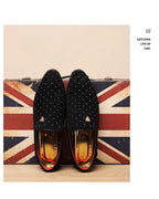 Men Loafers Leather Dress Shoes for Man Slip on Loafers Elegant Shoes Fashion Men's Flats Club Party Shoes Male Zapatos Hombre