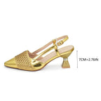 Shoe and Bags for Women Nigeria Party Women Nigerian Italian Shoes and Bags Set with Rhinestone Elegant Woman Heeled Pumps