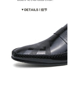 Luxury Dress Shoes Man Classic Leather Shoes Brand Men's Italian Shoes Pointed Toe Business Formal Shoes For Men Oxfords Loafers