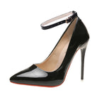 2025 Fashion High Heels 35-45 Plus Size Women Shoes 12cm Thin Stiletto Banquet Wedding Shoes Sexy Pointed Toe Ladies Party Shoes