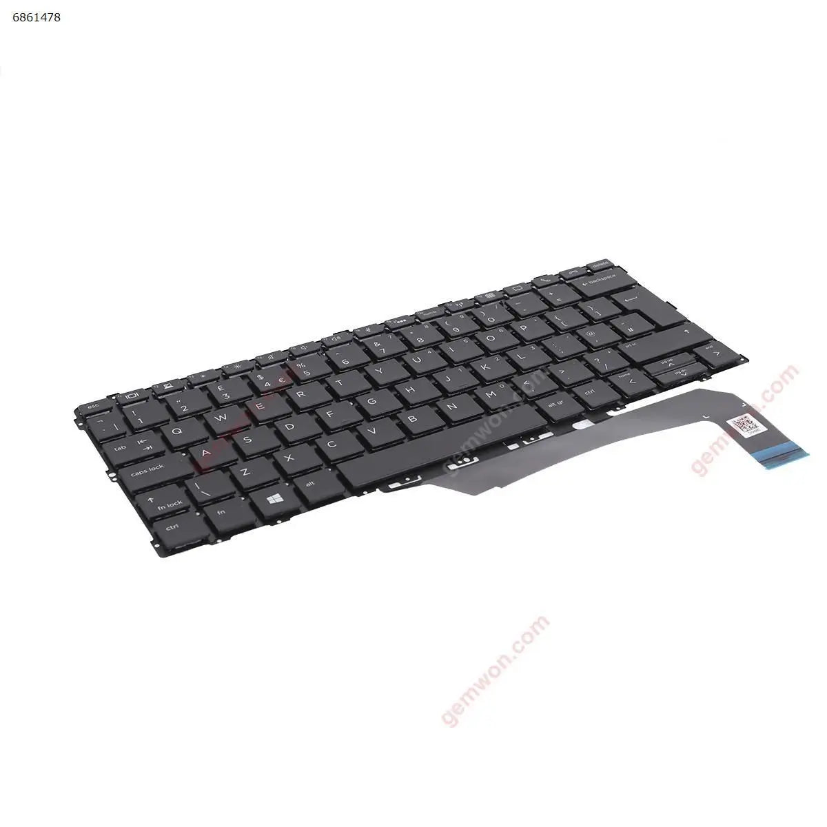 UK Laptop Keyboard for HP EliteBook 1030 G2 x360 Black with Backlit