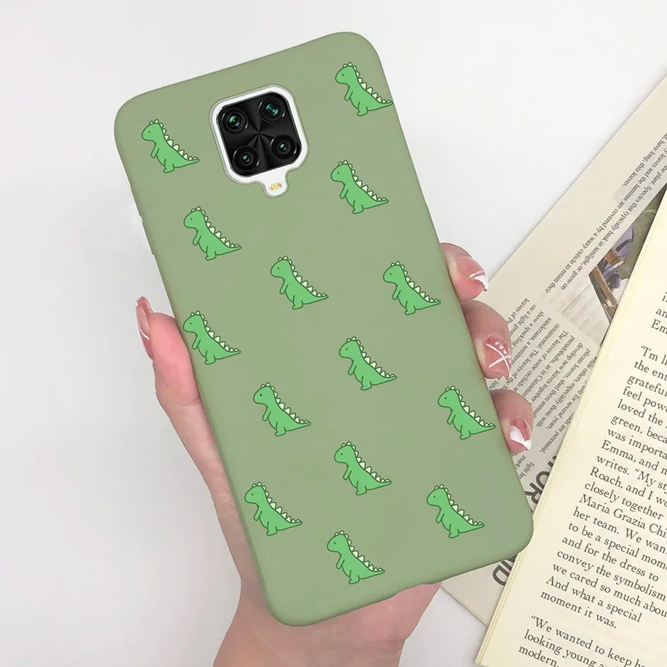 For Xiaomi Redmi Note 9 Pro Max Phone Case Matte Cute Girl Avocado Soft Silicone Cover For Xiaomi Redmi Note 9 Pro Max 9S Bumper