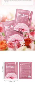 10pcs SADOER Fruit Floral Fragrance Face Mask Moisturizing Anti Wrinkle Hydrating Chamomile Blueberry Facial Masks Skin Care