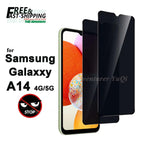 Anti Spy Screen Protector For Samsung Galaxy A14 4G 5G Privacy Tempered Glass 9H Anti Peep Scratch SELECTION High Aluminum