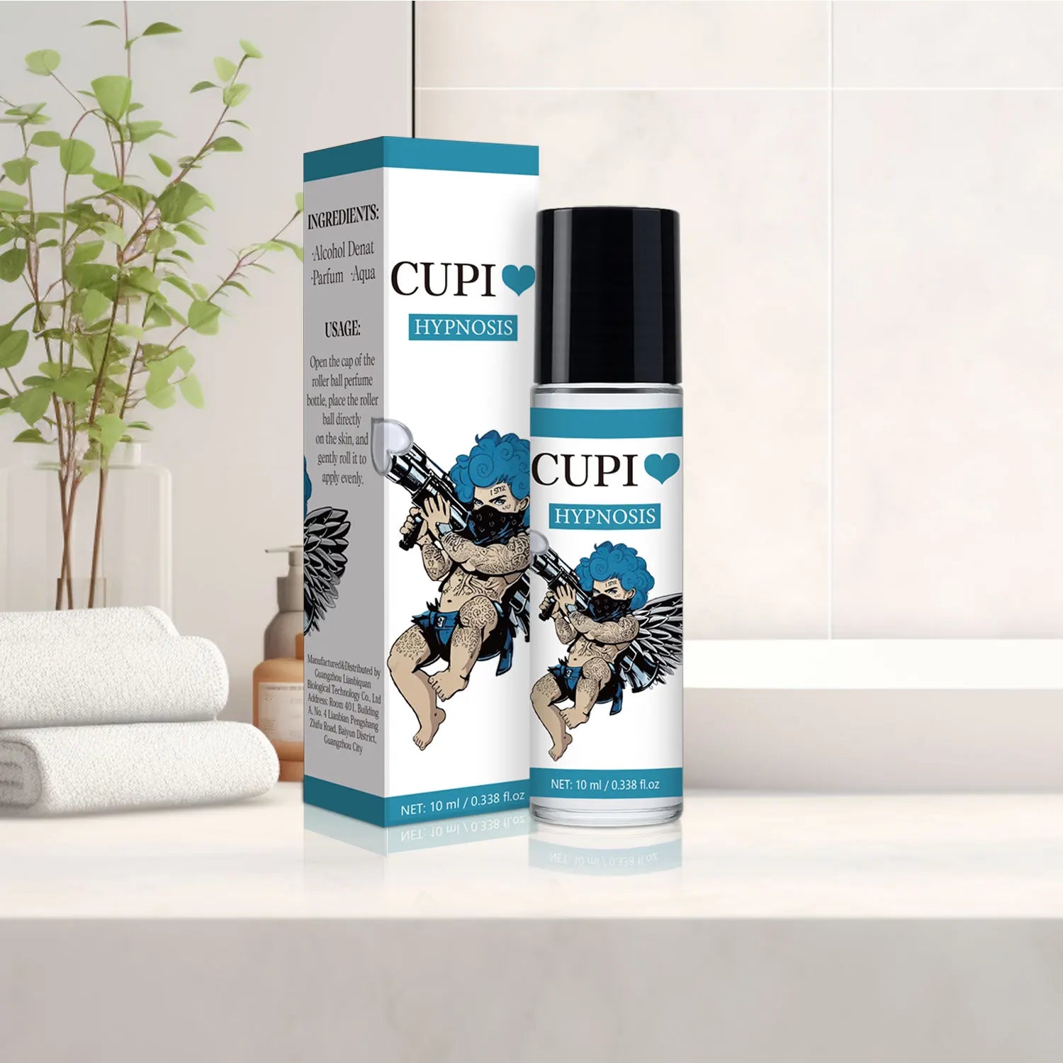 10ML Cupids Roll-on Perfume Original Pheromone Cologne for Men Eau de Parfum Long Lasting Fragrance Men's Perfumes Samples