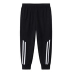 1/3 Piece Set Autumn And Winter Children's Mmulti-color Sports Thick Sweatpants For Boys And Girls With Plush Warm Casual Pants