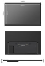 14" Full HD Portable Monitor 100%SRGB 16:10 for Suitable for laptop expansion dual screen solution for Enhanced Productivity