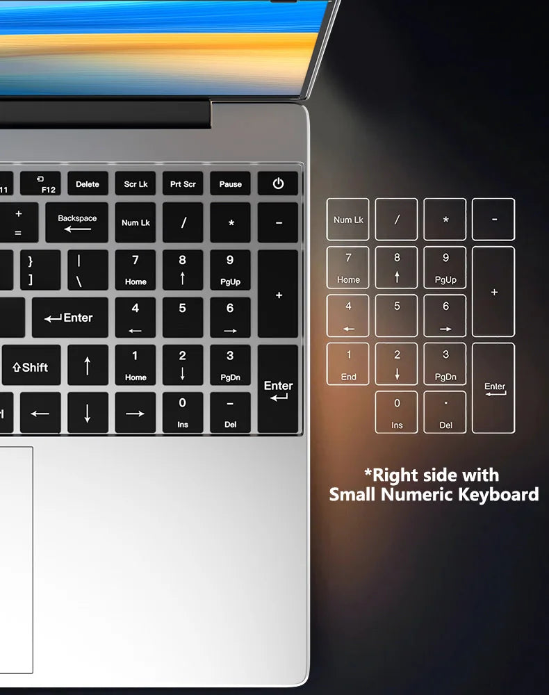15.6' Intel Core I9 10980HK Windows 11 Pro Laptop Computer 32GB RAM 512GB 1TB 2TB SSD Portable Notebook PC Office Study Laptops