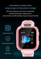 Kids Smart Watch SOS GPS Location Phone Call Sim Card Child Smart Watch Camera Waterproof Upgrade Watch For Kids Gift
