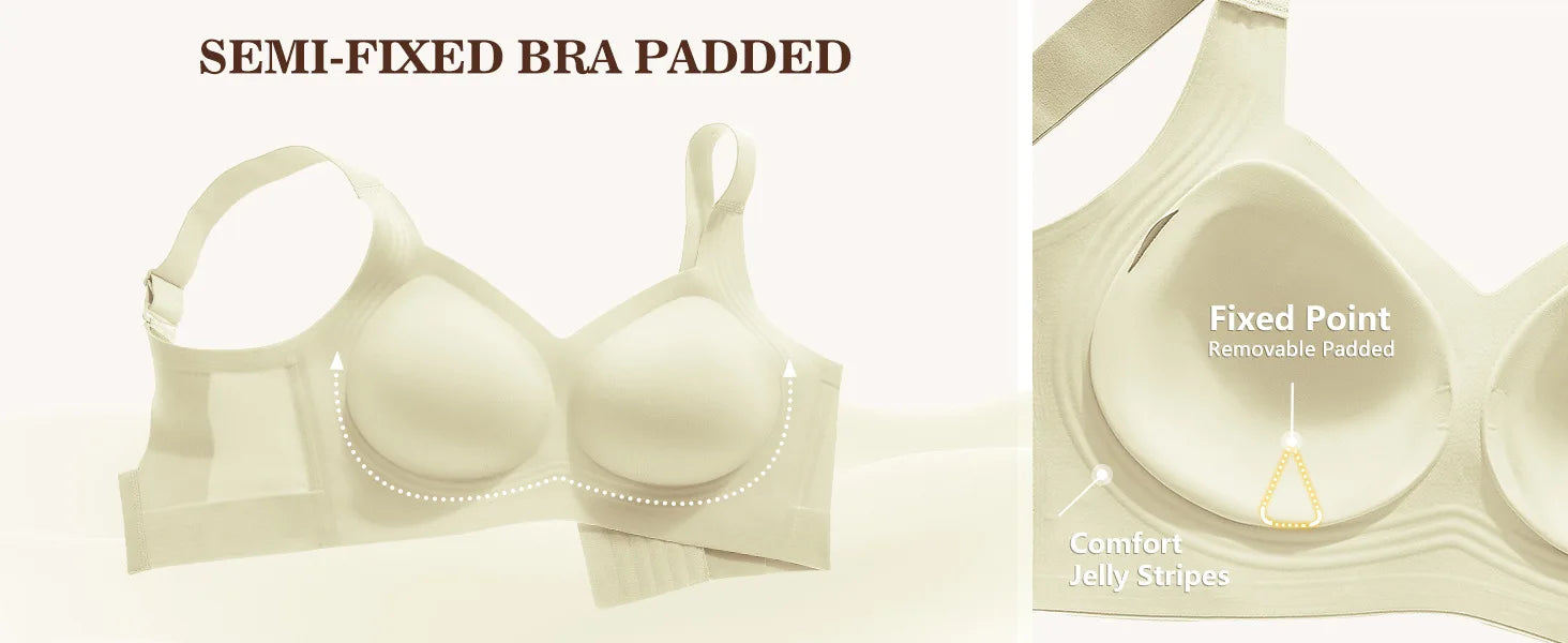 Seamless Bras for Women Comfort Lingerie Padded Sports Tops Non-wire Underwear Soft Bralette Support Sexy Bra Intimates