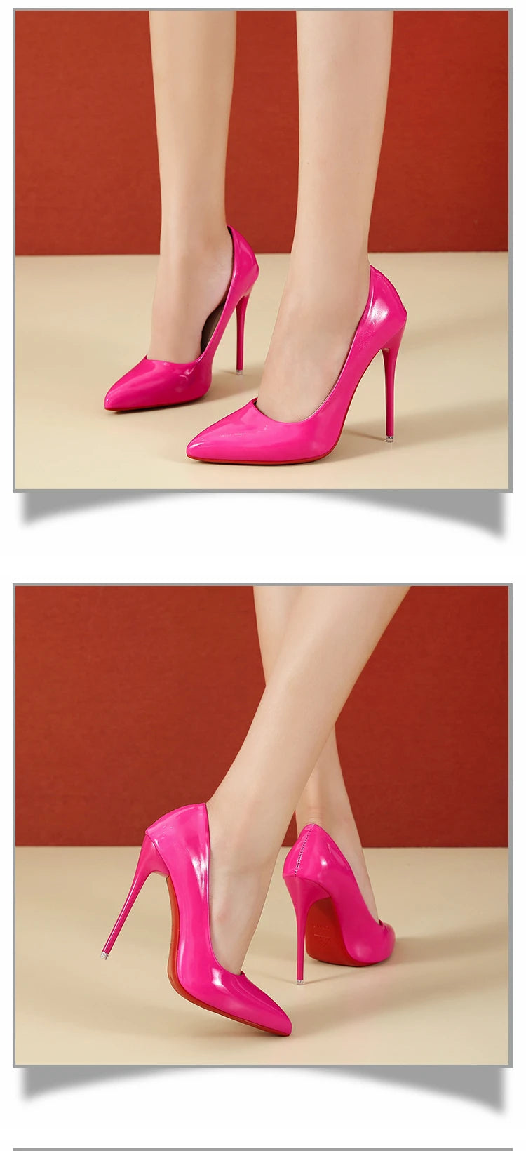2025 Fashion High Heels 35-45 Plus Size Women Shoes 12cm Thin Stiletto Banquet Wedding Shoes Sexy Pointed Toe Ladies Party Shoes