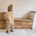 Children's Clothing From 2 To 7 Years Winter Kids Warm Cotton-Padded Trousers Baby Girls Thick Pants Toddler Boys Wear Clothes