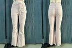 2026 Spring New Arrival Women's Pink Jeans, Blue Heart-Pattern Decorated Stretch Denim Trousers, Fashionable Flared Long Pants.