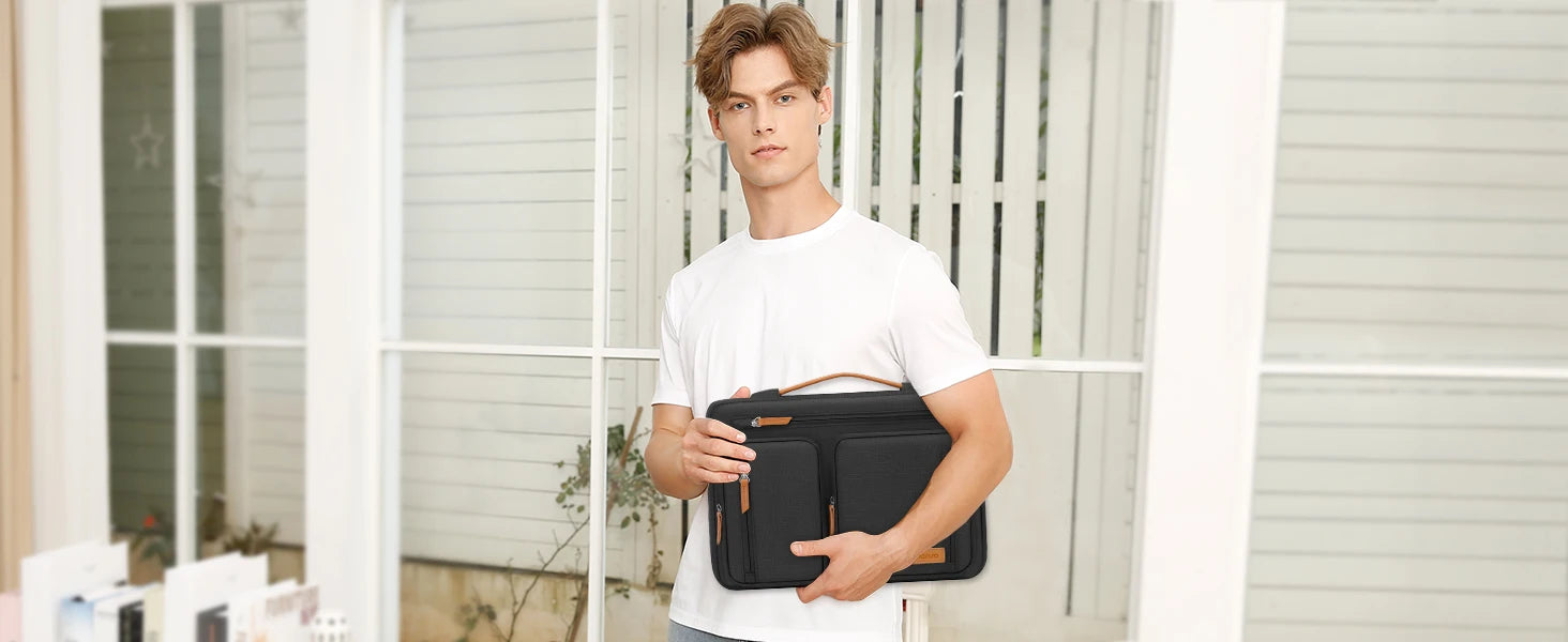 Laptop Bag for 2025 MacBook Air Pro 13 13.3 14 15 15.6 16 inch M5 M4 M3 M2 M1 HP Dell Lenovo Asus Notebook Briefcase Sleeve Case