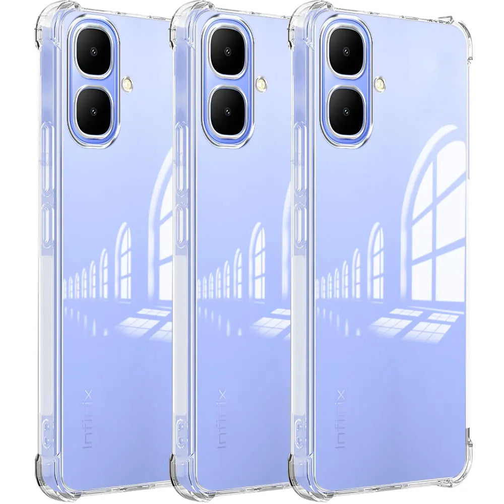 Phone Case For Infinix Smart 10 8 6 Plus Smart 10 9 8 HD 8 Pro Smart 5 7 9 Case Airbag Shockproof Clear Soft Silicone Back Cover