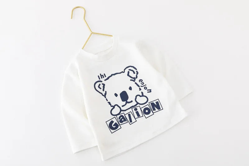 Baby Boy Clothes 0-5 Years Old Spring And Autumn Cotton Suit Boy Letter Plaid Hooded Shirt + Pants Baby Boy Two-Piece Suit