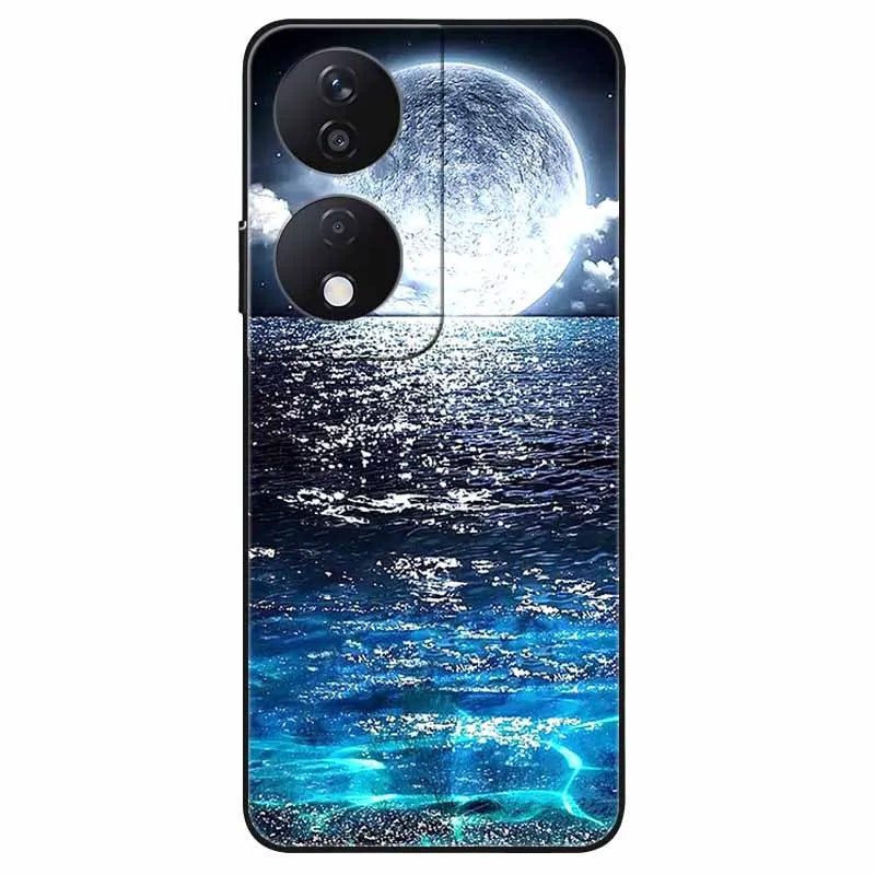 For Honor 90 Smart 5G Case 6.8'' Animal Painted Wolf Lion Silicon Phone Cover For Honor 90 Smart TPU Coques Protect Shell Capa