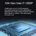 GLF-S1 laptop 16+16 inch Big Dual Screen Intel i5-12450H laptop computers camera Windows 11 DDR4 M.2 2280 2TB WIFI dual notebook