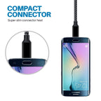 Android Data Cable Fast Charging Cable for Older Phones with Trapezoidal Port Charger Cable Dual-Engine Micro USB Suitable for Huawei Xiaomi Vivo Meizu Honor Oppo Android Car Fast Charging Cable 1m