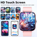 Smart Watch with 1.83-Inch HD Display – Wireless Calling/Dialing, Alarm/Message Notifications, Fitness Tracking, Music Control.