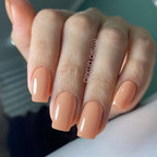 Artificial Press On False Nails Long Acrylic Faux Ongle For Girl Gluing Dark Brown Full Cover Finger Tips Manicure Tool