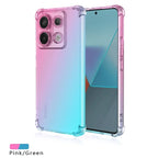 Gradient TPU Case for Xiaomi Redmi Note 14 13 Pro Plus Note 12 12S 11 11S 10 10S Protective Shockproof Cover Fundas Coque Capa
