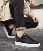 Classic Men Platform Leather Shoes Loafers Designer Trend Brand Man Flat Casual Shoes Fashion Zip Sneakers Shoes Men Mocciasins