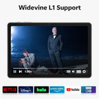 SVITOO Tablet 2026 Android 16 10.1 Inch IPS HD Screen Unisoc T7250 Octa-Core Processor 4GB Physical RAM + 16GB Virtual RAM 128GB ROM 1TB Expandable 6600mAh Battery 2.4GHz 5GHz WiFi 5 Bluetooth 5.0 GPS Widevine L1 With Case Ta