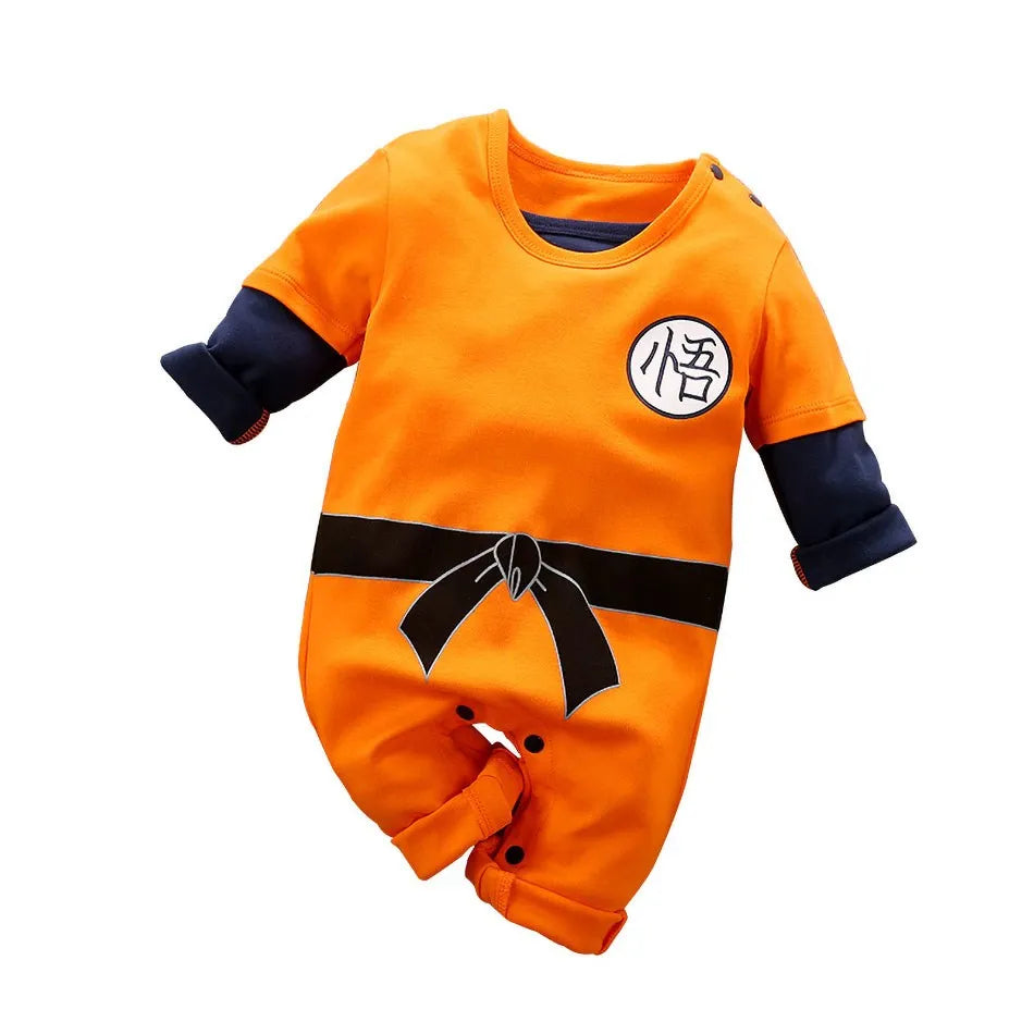 Boy Clothes Baby Cosplay Carnival Costume Toddler Party Gift Infant Cotton Cartoon Outfit 0-18 Month Newborn Print Anime Clothes