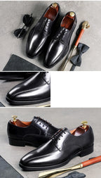 Luxury Designer Italian Style Autumn Polished Elegant Social Shoes Men Business Formal Casual Flat Shoes Men Party Wedding Shoe