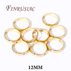 Multi Types 14K/18K Gold Plated Round Bead Frame,Brass Metal Circle Frame Connectors Spacers Beads,DIY Beading Jewelry Making