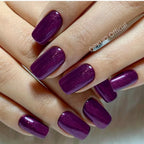 Artificial Press On False Nails Long Acrylic Faux Ongle For Girl Gluing Dark Brown Full Cover Finger Tips Manicure Tool