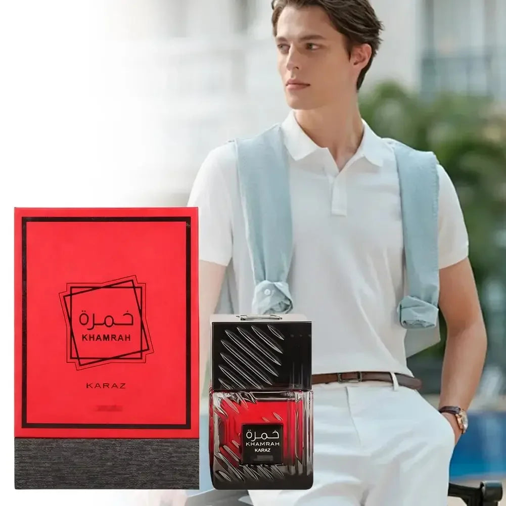 100ml Bottle Luxury Essential Perfume Mens Arabian Perfume Middle Eastern Scent Long Lasting Fragrance Woody Spicy Notes