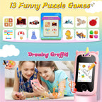 Kids Smart Phone Camera Toys Touchscreen Learning Toy for 3-12 Year Old Boys Girls Phone MP3 Player Christmas Birthday Gifts